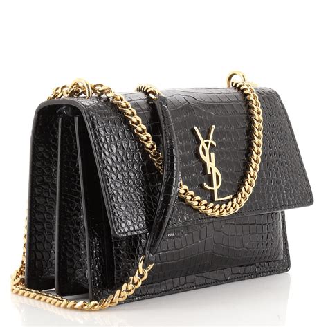 sunset ysl croc|saint laurent ysl crossbody bag.